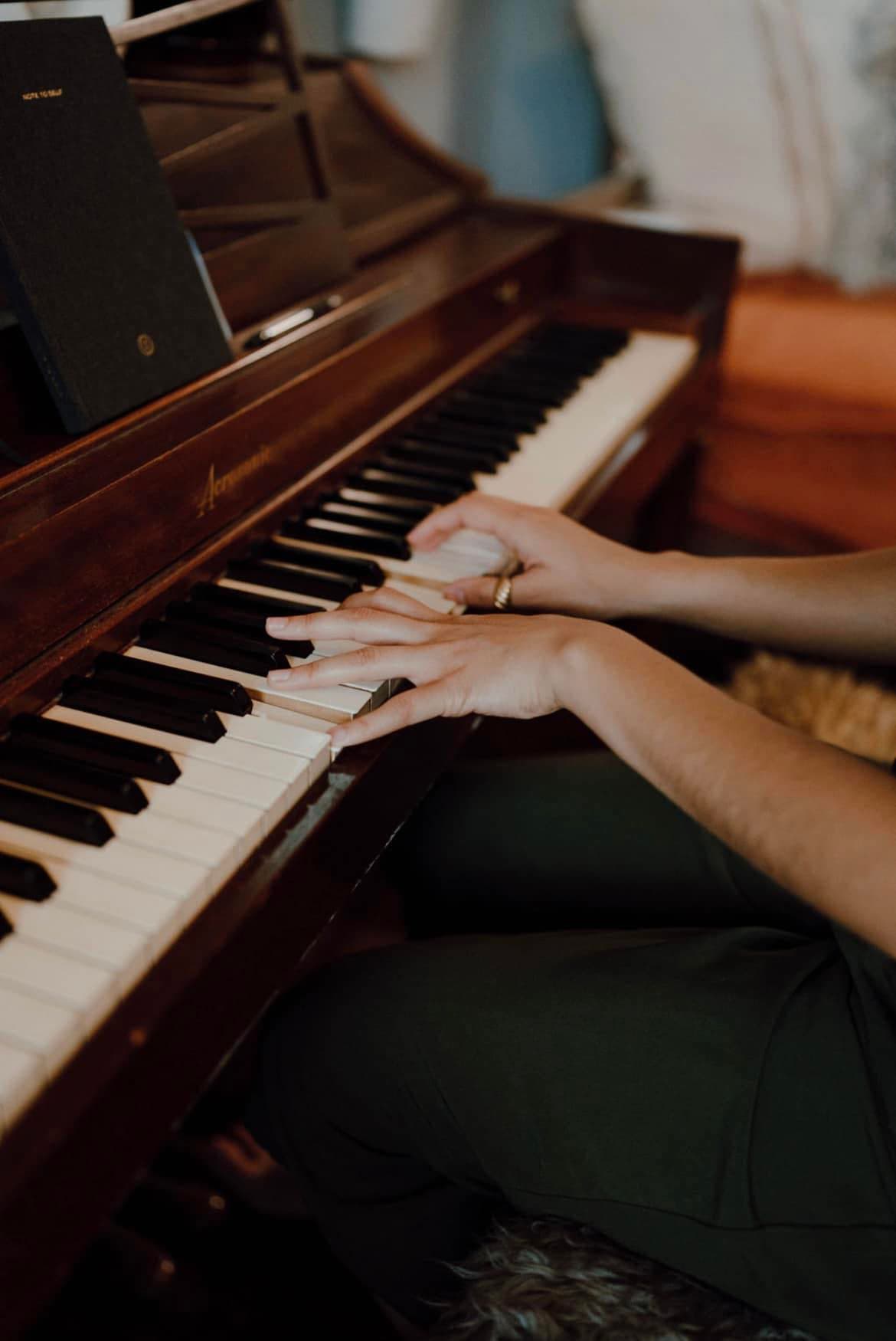 Emily at the piano